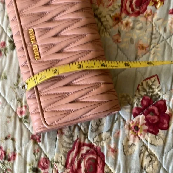 MIU MIU NWOT PINK WALLET - Picture 8 of 10
